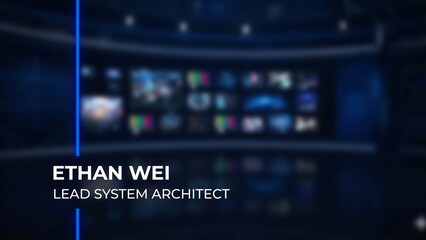 Futuristic Tech Lower Third Title