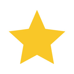 Yellow Star Vector Illustration
