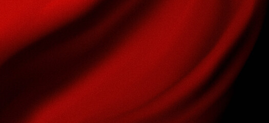 Abstract grainy dark red gradient background with soft motion blur and noise texture backdrop