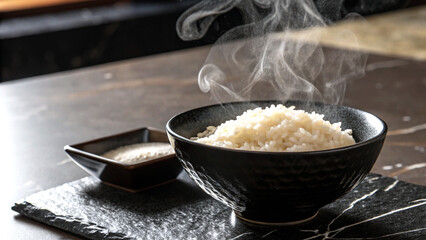 白米のイメージ、茶碗に盛られたご飯