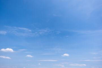 clear blue sky background,clouds with background, Blue sky background with tiny clouds. White fluffy clouds in the blue sky. 
Captivating stock photo featuring the mesmerizing beauty of the sky 
