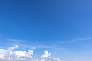 clear blue sky background,clouds with background, Blue sky background with tiny clouds. White fluffy clouds in the blue sky. 
Captivating stock photo featuring the mesmerizing beauty of the sky 