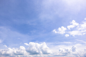 clear blue sky background,clouds with background, Blue sky background with tiny clouds. White fluffy clouds in the blue sky. 
Captivating stock photo featuring the mesmerizing beauty of the sky 