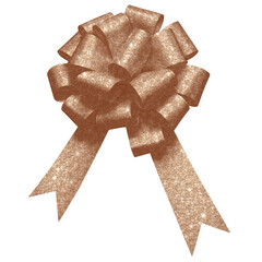 golden ribbon bow