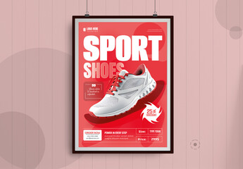 Shoes Sale Poster Layout