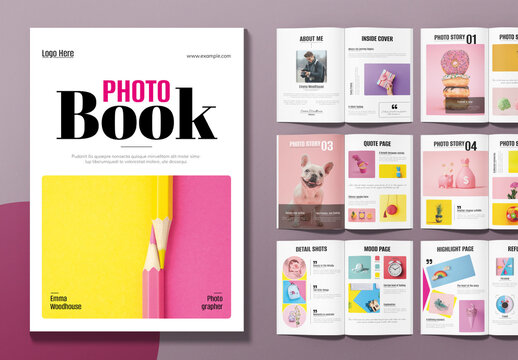 Photo Book Album Layout