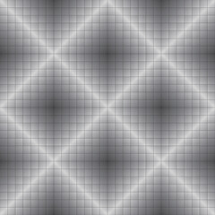black and white square mosaic seamless pattern vector illustration