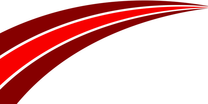 Wave background. A sleek abstract vector background with bold red and maroon curved lines sweeping upward on a clean white backdrop, creating a sense of motion and energy.
