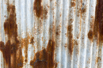 Rusted zinc background, iron texture
