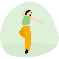 People Dance Illustration