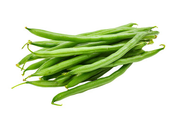 Fototapeta premium Fresh green beans pile