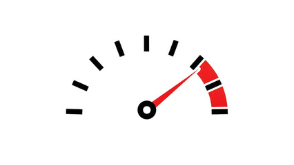 Red Zone Digital Gauge Max Level Indicator