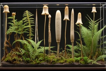 Deer antler nail plants epiphytic ferns