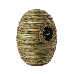 Handcrafted woven birdhouse