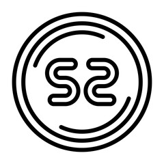 Fifty two Vector Icon