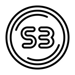 Fifty three Vector Icon