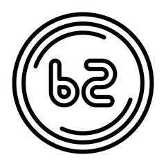 Sixty two Vector Icon