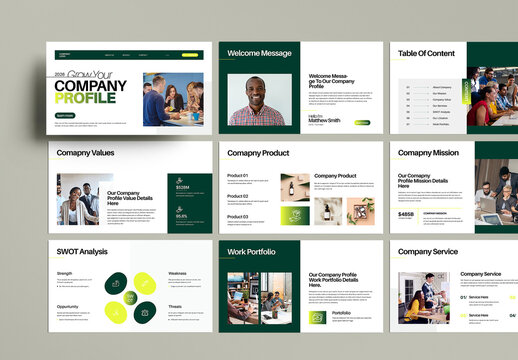 Company Profile Presentation Template