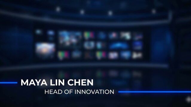 Futuristic Tech Lower Third Title