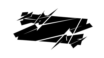 Modern Abstract White Line Art Geometric Pattern