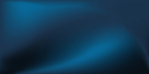 Dark Blue Grainy Gradient Texture Background