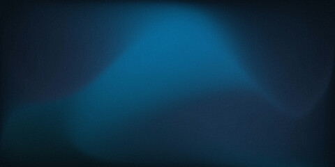 Dark Blue Grainy Gradient Texture Background