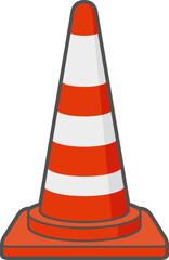 三角コーンのアイコン