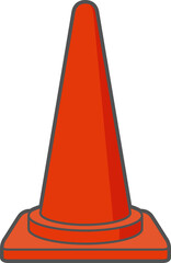 三角コーンのアイコン