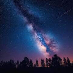 night sky with stars