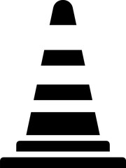 三角コーンのアイコン