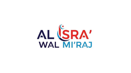 Al Isra Wal Miraj Islamic Celebration Logo Design.