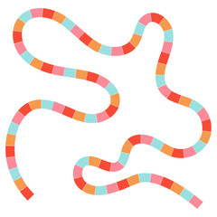 Fototapeta premium Simple Board Game Path