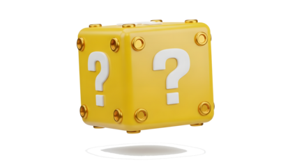 Mystery Box With Question Marks