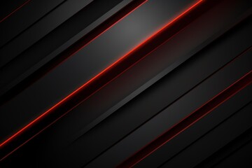 Black geometric stripes creating an illuminated abstract modern texture