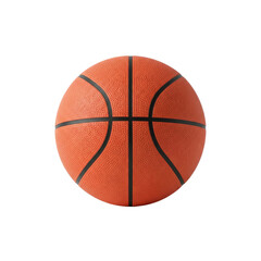 Fototapeta premium Basketball on Transparent Background