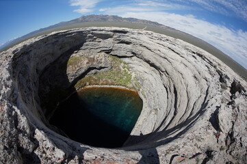 geothermal wonder sits centered in the high desert of Nevada's Monitor Valley