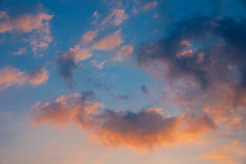 Nice twilight sky and could