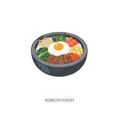 Bibimbap korean food super yummy © Oeyart.Hi