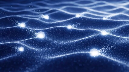 Abstract waves and curves flowing in smooth layers and green gradients. Dynamic, elegant and modern design with undulating organic shapes.