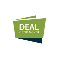 Deal of the Month Promotional Sale Badge Graphic for Marketing