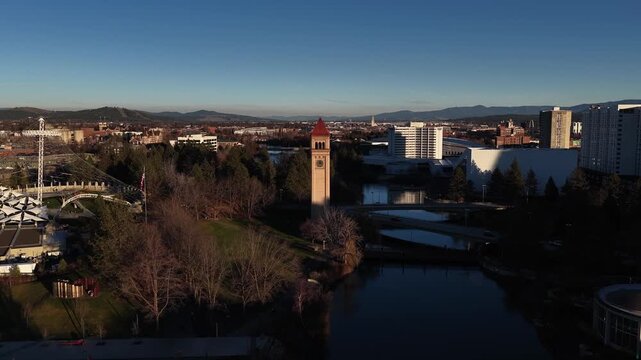 Spokane Clock Tower Riverfront Park
