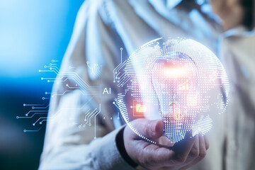 Innovative technology for artificial intelligence and data visualization in modern business settings