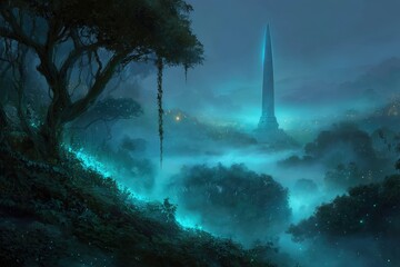 Tower in the Mist
