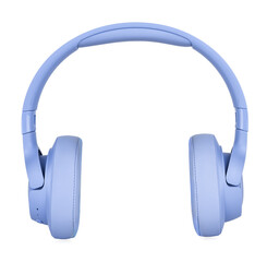 Blue wireless headphones
