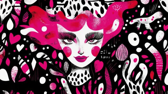 selective focus trendy but timeless fashion eras blending vector layout