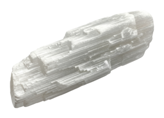 Exploring selenite crystal properties nature mineral guide isolated on transparent background