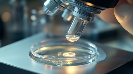 Patient checking in vitro fertilization test results during fertility treatment