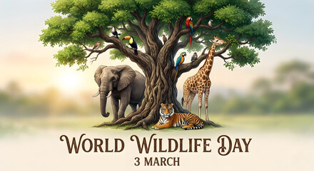 World Wildlife Day animals celebrate
