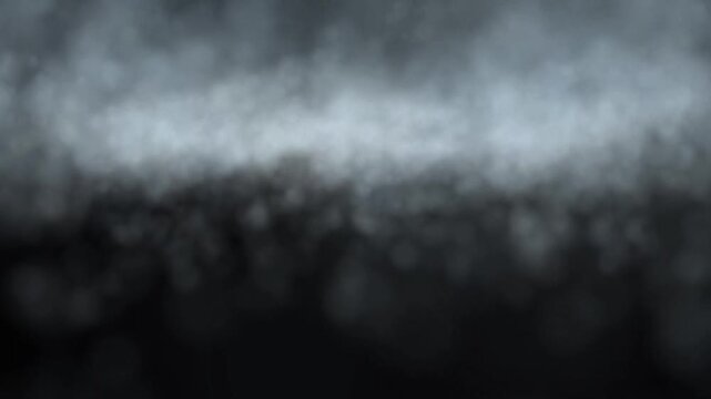 Snow Blizzard Dense heavy blizzard snowstorm VFX insert in slow-motion on black screen