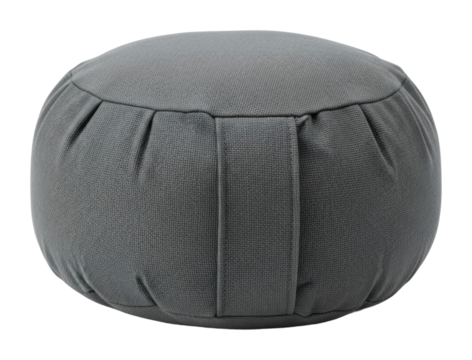 Meditation cushion for relaxation home product isolated on transparent background - Powered by Adobe